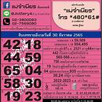 หวยงวดที่30/12/65